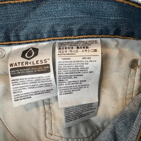 Levis 559 Jeans Mens 38x32 Blue Relaxed Straight Mid Rise Medium Wash Denim Y2K - Picture 5 of 11